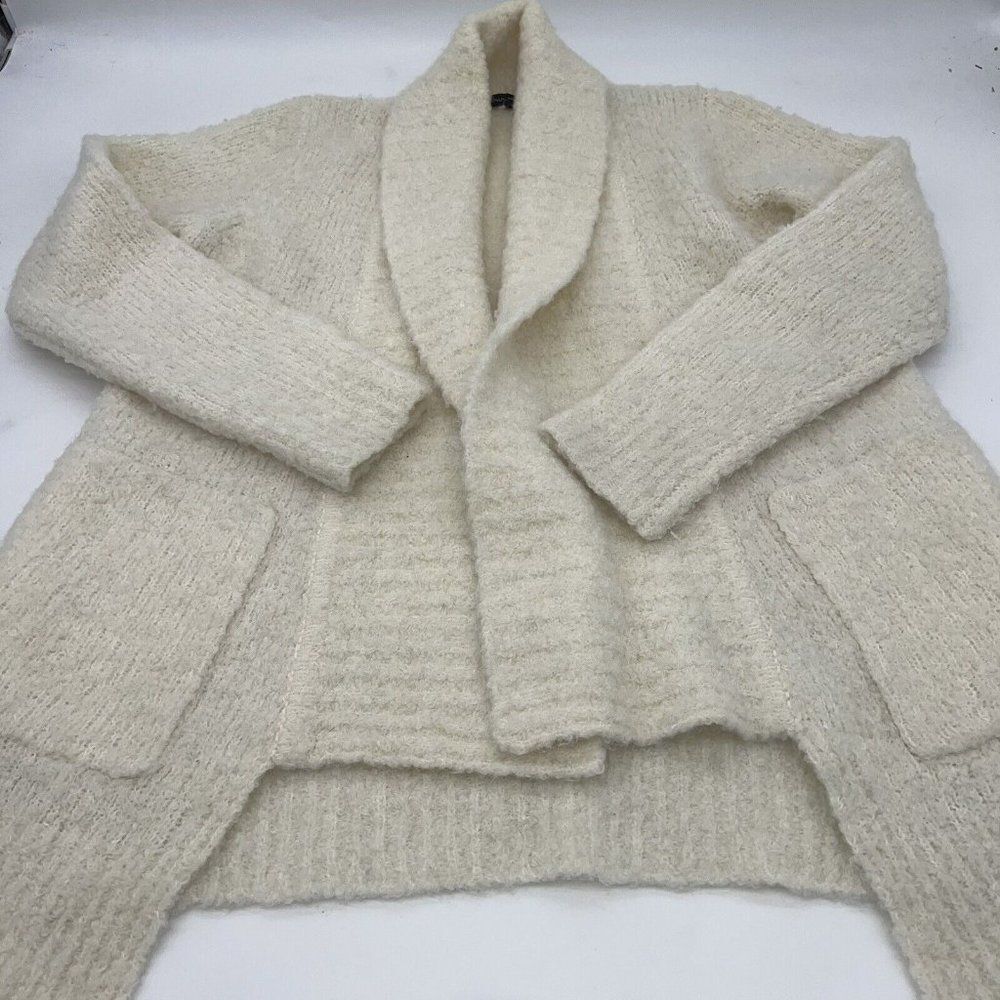 Banana Republic Open Cardigan Wool Alpaca Cream XS